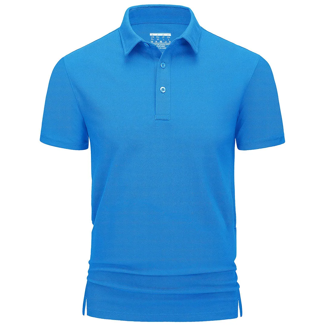 Men's Golf Tennis Casual Outdoor Summer Polo Collared Shirt sold by Tacvasen