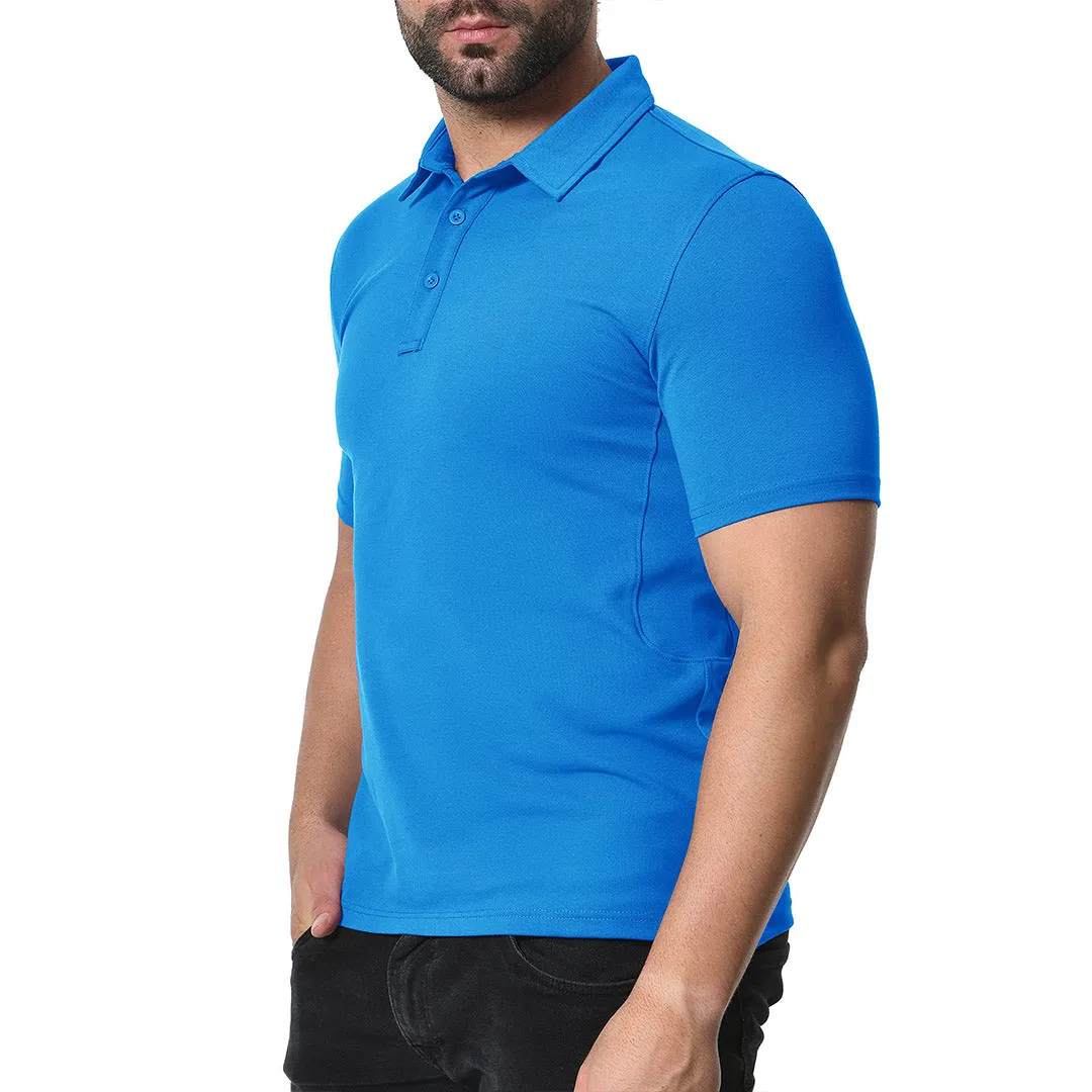 Men's Golf Tennis Casual Outdoor Summer Polo Collared Shirt sold by Tacvasen product image thumbnail 4