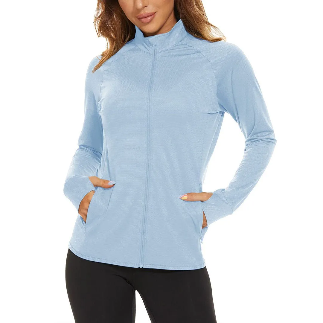 Women's UPF 50+ Hiking Running Sun Protection Quick Dry T-shirts sold by Tacvasen product image thumbnail 2