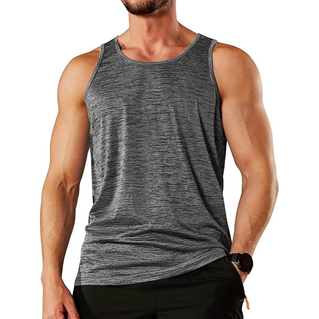 Men's Tank Tops Quick Dry Sleeveless Workout T-shirts sold by Tacvasen product image thumbnail 5