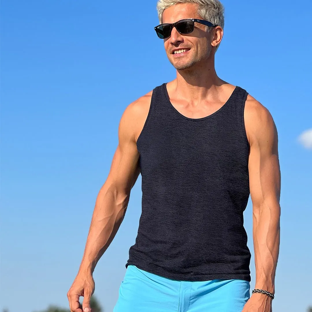 Men's Tank Tops Quick Dry Sleeveless Workout T-shirts sold by Tacvasen product image thumbnail 4