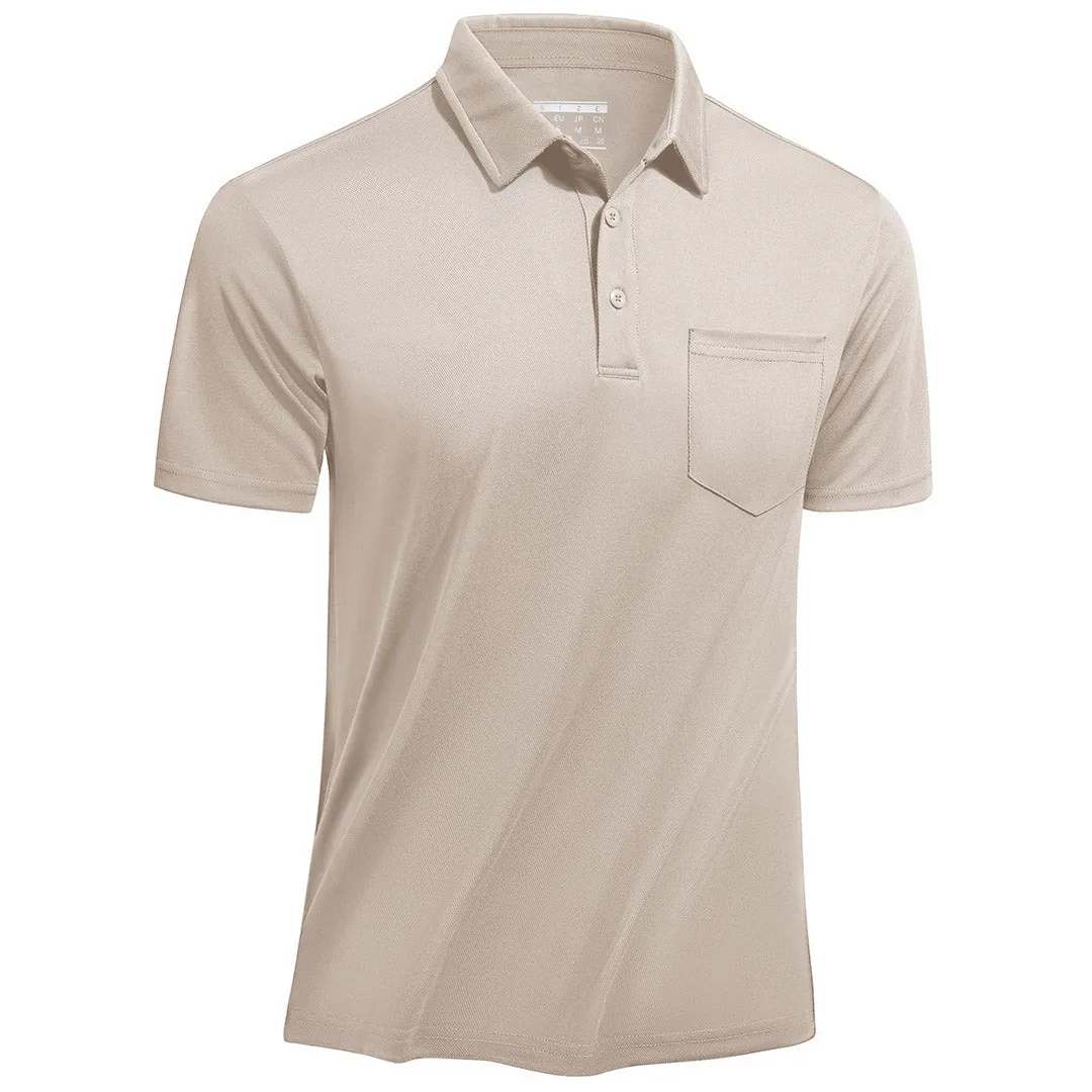 Men's Lightweight Hiking Fishing Polo Shirts sold by Tacvasen product image thumbnail 4