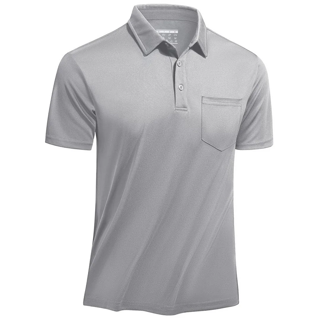 Men's Lightweight Hiking Fishing Polo Shirts sold by Tacvasen