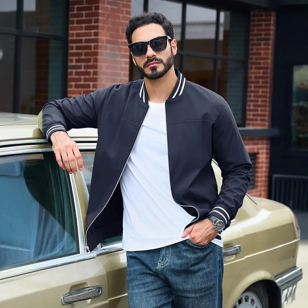 Men's Spring Lightweight Bomber Jacket Casual Windbreaker sold by Tacvasen product image thumbnail 5