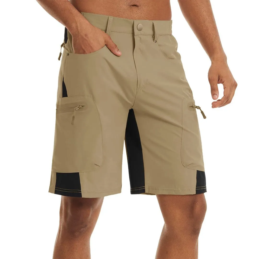 Men's Quick Dry Multi Pockets Hiking Cargo Shorts sold by Tacvasen product image thumbnail 3
