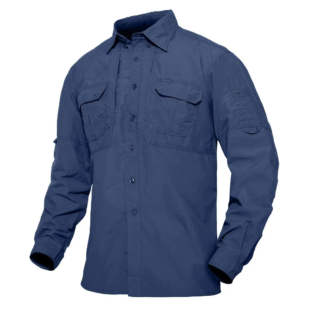 Men's Breathable Quick Dry Long Sleeve Shirts sold by Tacvasen product image thumbnail 2
