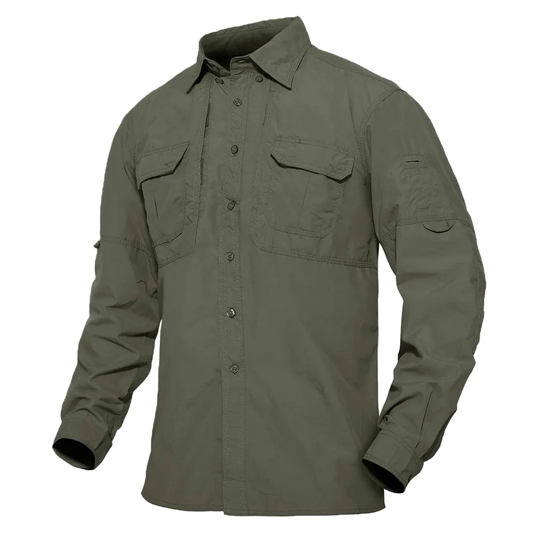 Men's Breathable Quick Dry Long Sleeve Shirts sold by Tacvasen product image thumbnail 3