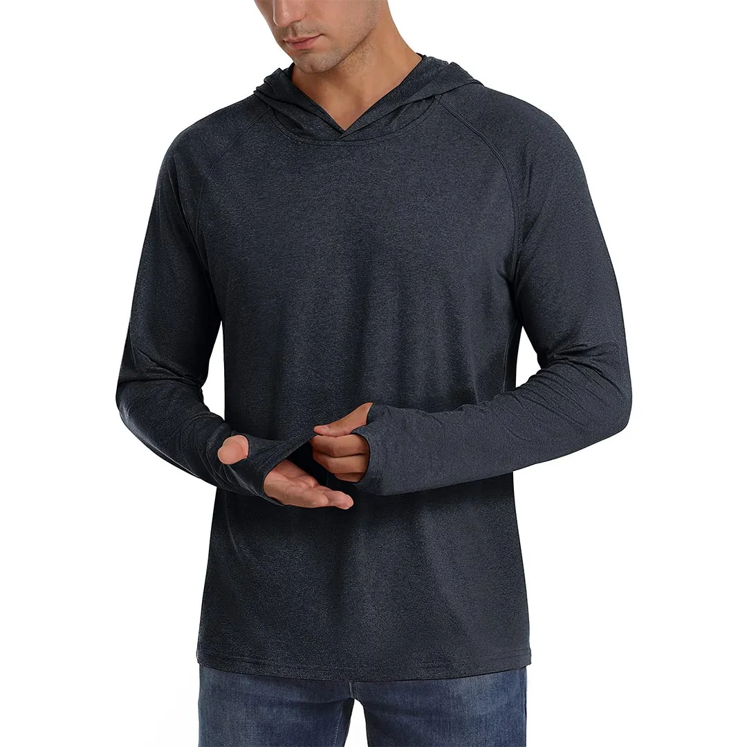 Men's UPF 50+ Sun Protection Hoodies with Thumb Holes sold by Tacvasen product image thumbnail 5