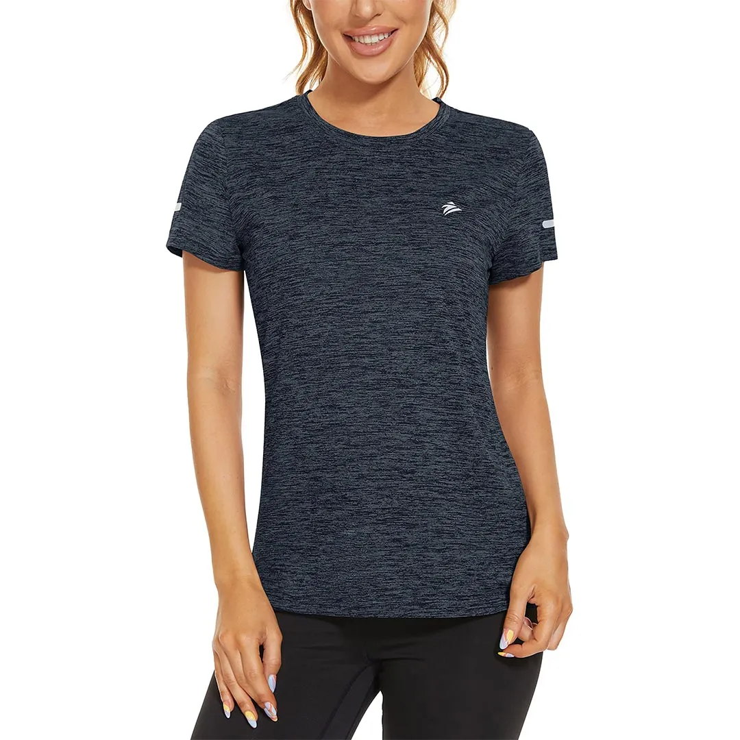 Women's Hiking Running Quick Dry Crew Neck Shirts sold by Tacvasen product image thumbnail 3