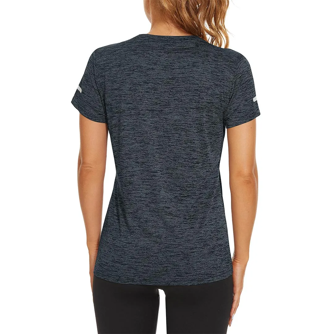 Women's Hiking Running Quick Dry Crew Neck Shirts sold by Tacvasen product image thumbnail 4