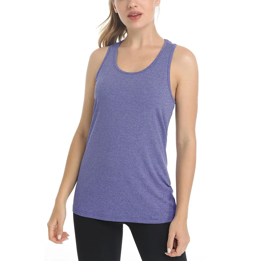 Women's Workout Tops UPF 50+ Running Yoga Shirts Sleeveless sold by Tacvasen product image thumbnail 2