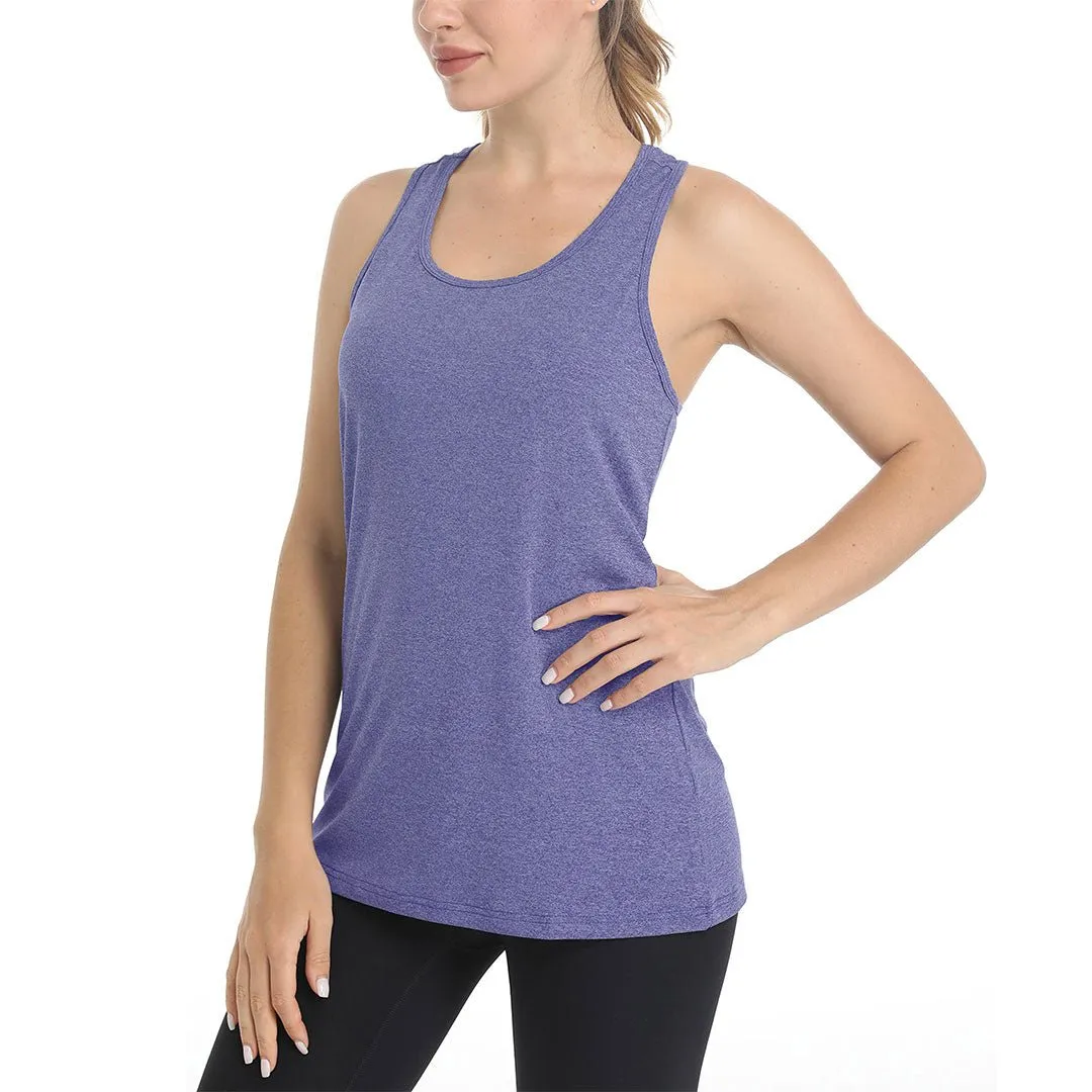 Women's Workout Tops UPF 50+ Running Yoga Shirts Sleeveless sold by Tacvasen product image thumbnail 3