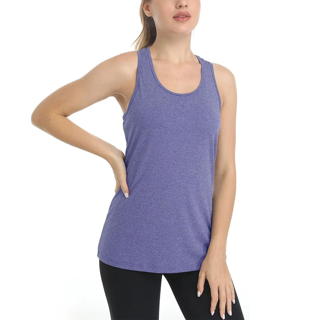 Women's Workout Tops UPF 50+ Running Yoga Shirts Sleeveless sold by Tacvasen product image thumbnail 4