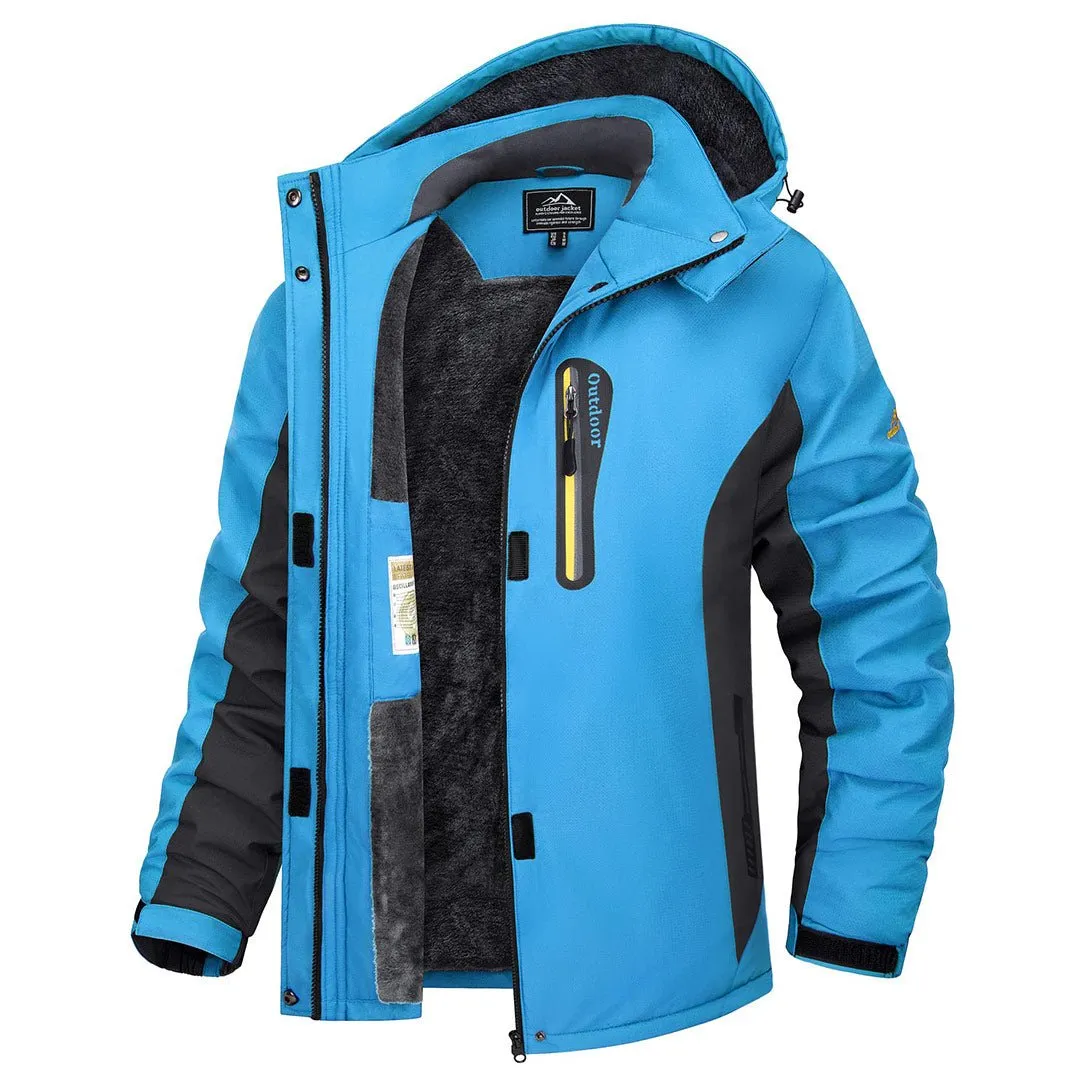 Women's Skiing Jacket Water-Resistant Windbreaker SoftShell Hooded Coats sold by Tacvasen product image thumbnail 5