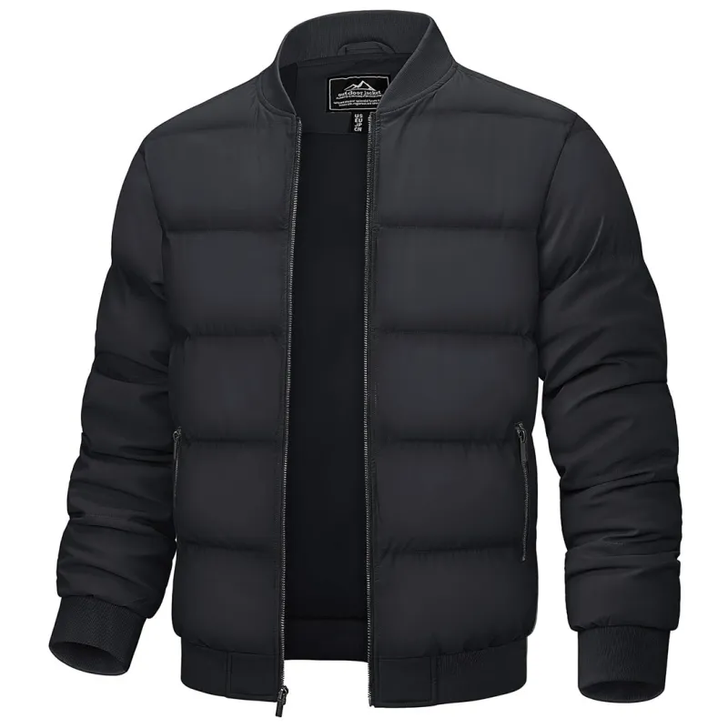 Men's Quilted Puffer Jacket Lightweight Water-Resistant Warm Winter Coat sold by Tacvasen