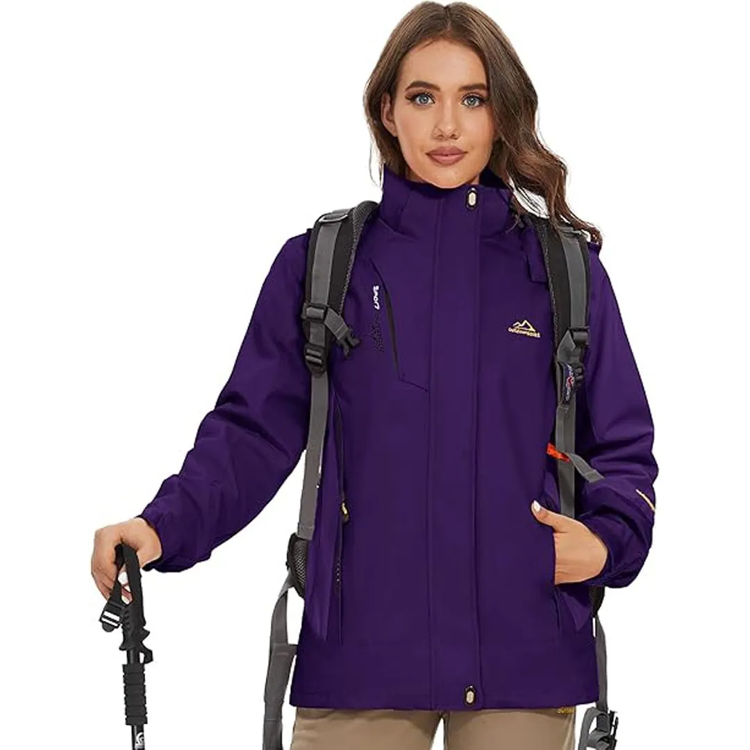 Women's Winter Coats 3-IN-1 Water Resistant Windproof Fleece Ski Jacket sold by Tacvasen product image thumbnail 2