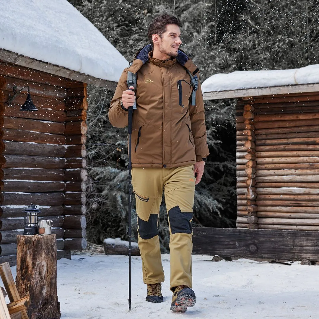 Men's Fleece Lined Windproof Water Resistant Ski Pants sold by Tacvasen product image thumbnail 2