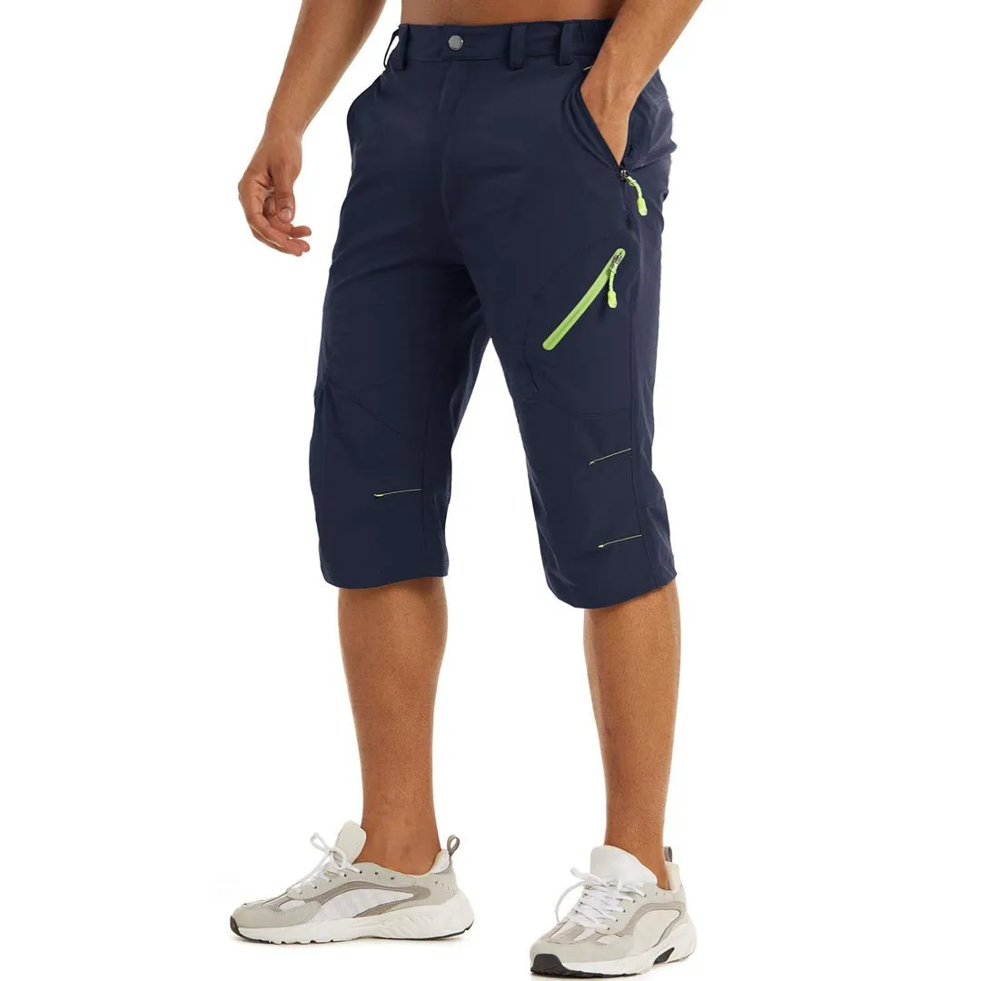 Men's Cargo Quick Dry Workout Hiking Capri Pants sold by Tacvasen product image thumbnail 4