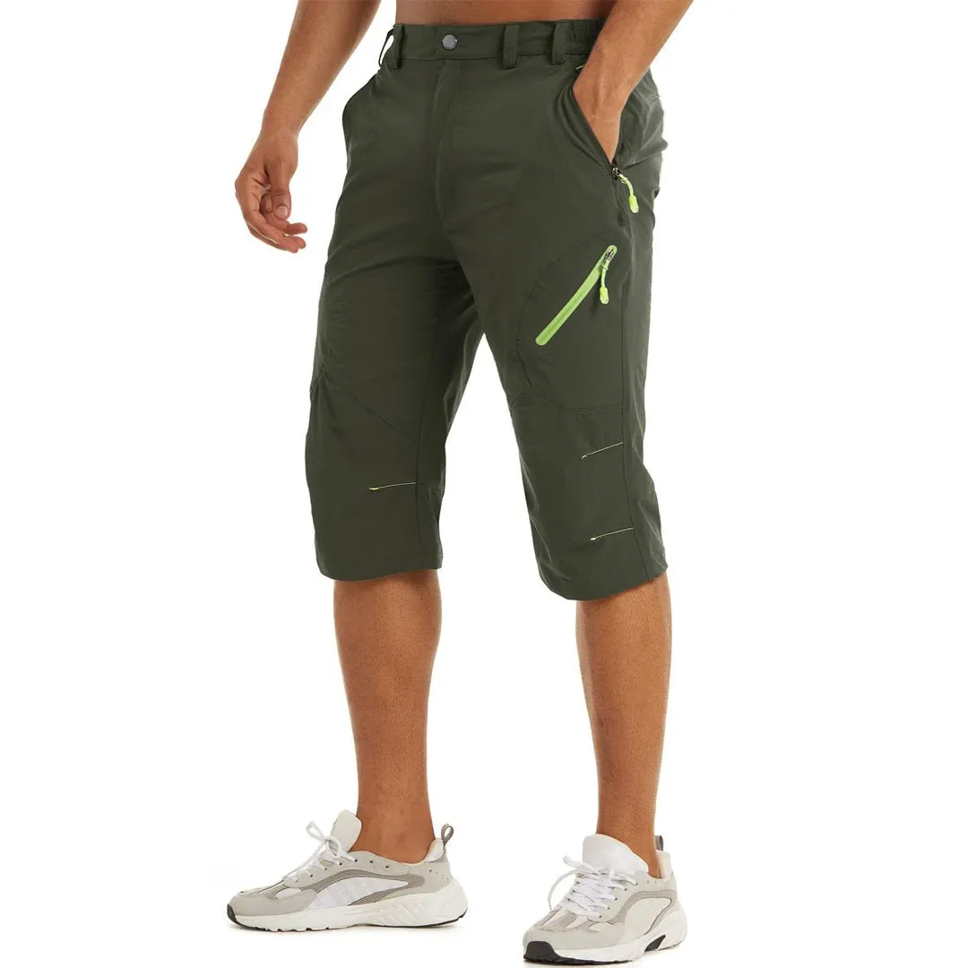 Men's Cargo Quick Dry Workout Hiking Capri Pants sold by Tacvasen product image thumbnail 5
