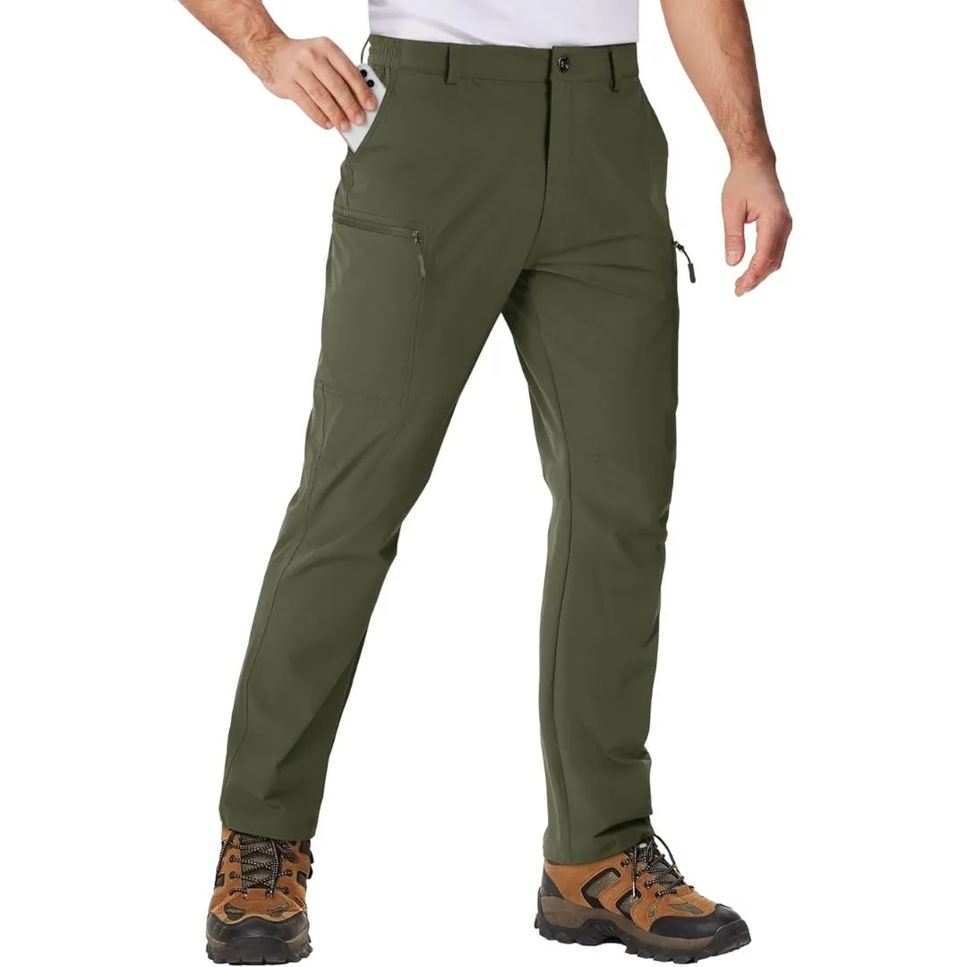 Men's Hiking Waterproof Ripstop Pants Quick Dry with 6 Pockets sold by Tacvasen