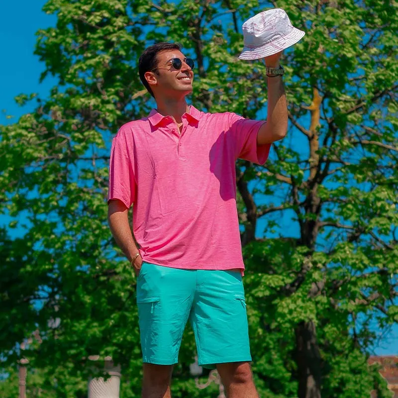 Men's Casual Polo Golf Shirts Quick Dry 3 Buttons sold by Tacvasen product image thumbnail 5