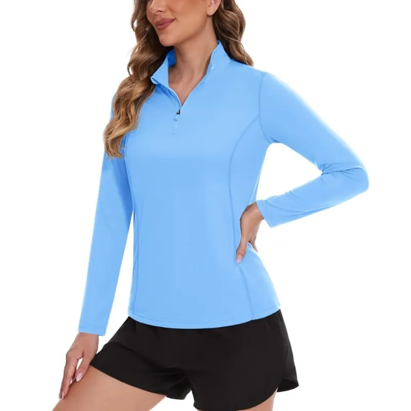 Women's Sun Protection Hiking Golf Shirts Long Sleeve sold by Tacvasen