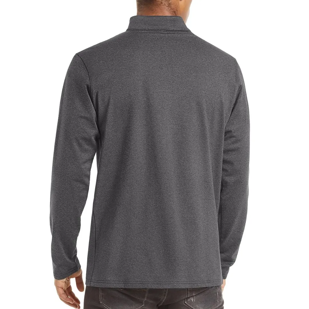 Men’s Quarter Zip Pullover Sweatshirt Long Sleeve Winter Fleece Lined Thermal sold by Tacvasen product image thumbnail 3
