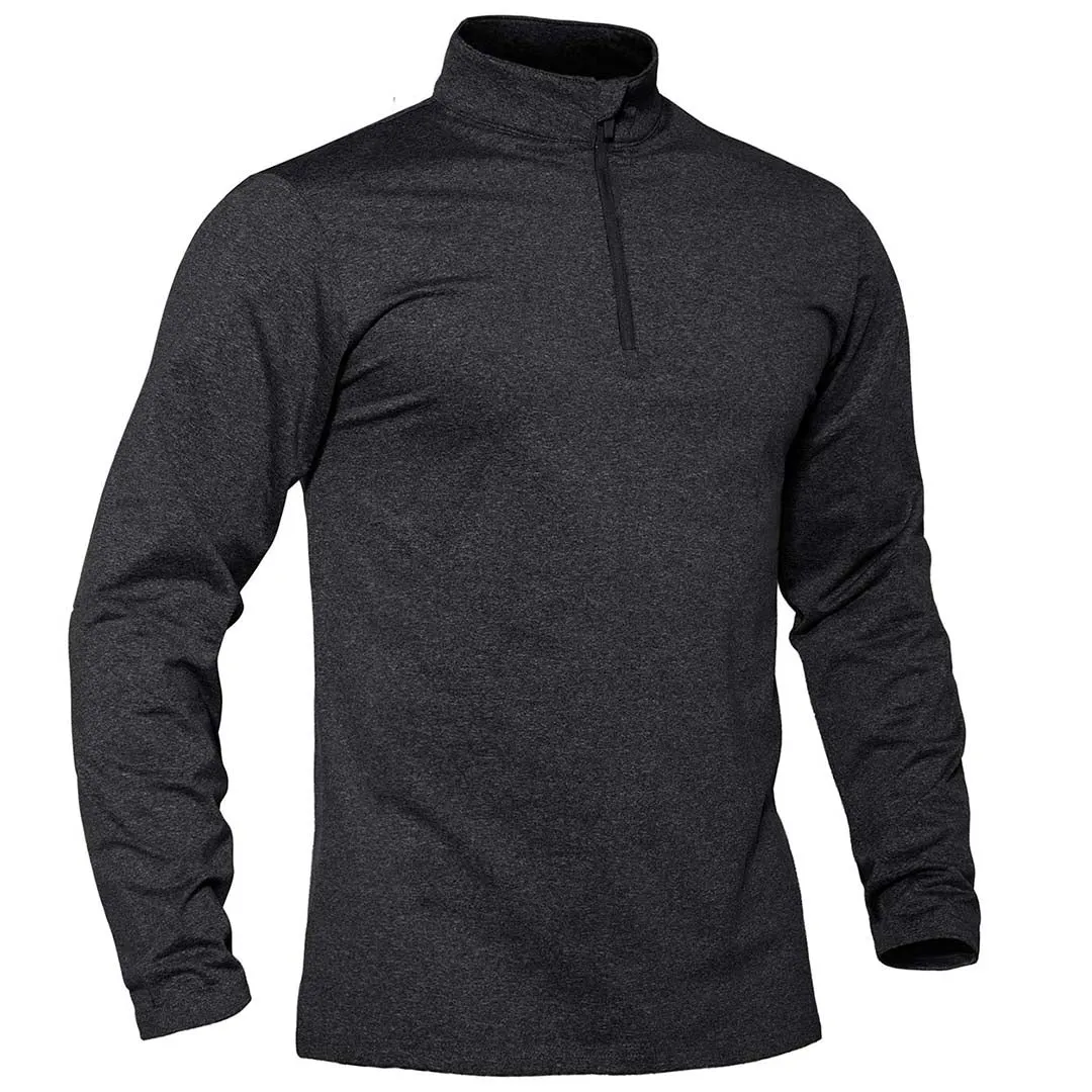 Men’s Quarter Zip Pullover Sweatshirt Long Sleeve Winter Fleece Lined Thermal sold by Tacvasen product image thumbnail 4
