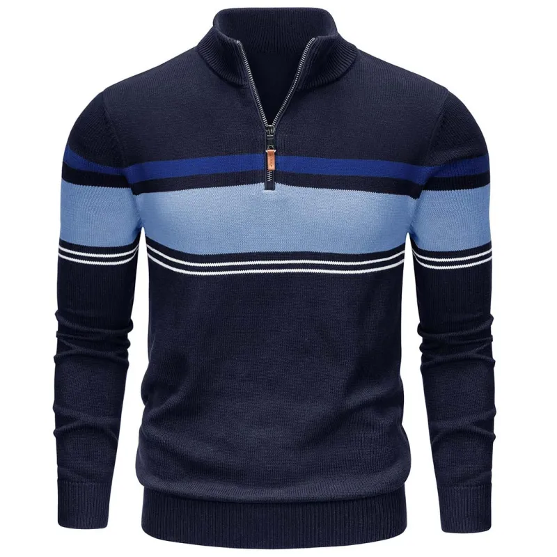 Men's Polo Sweaters Classic Cotton Knitted sold by Tacvasen