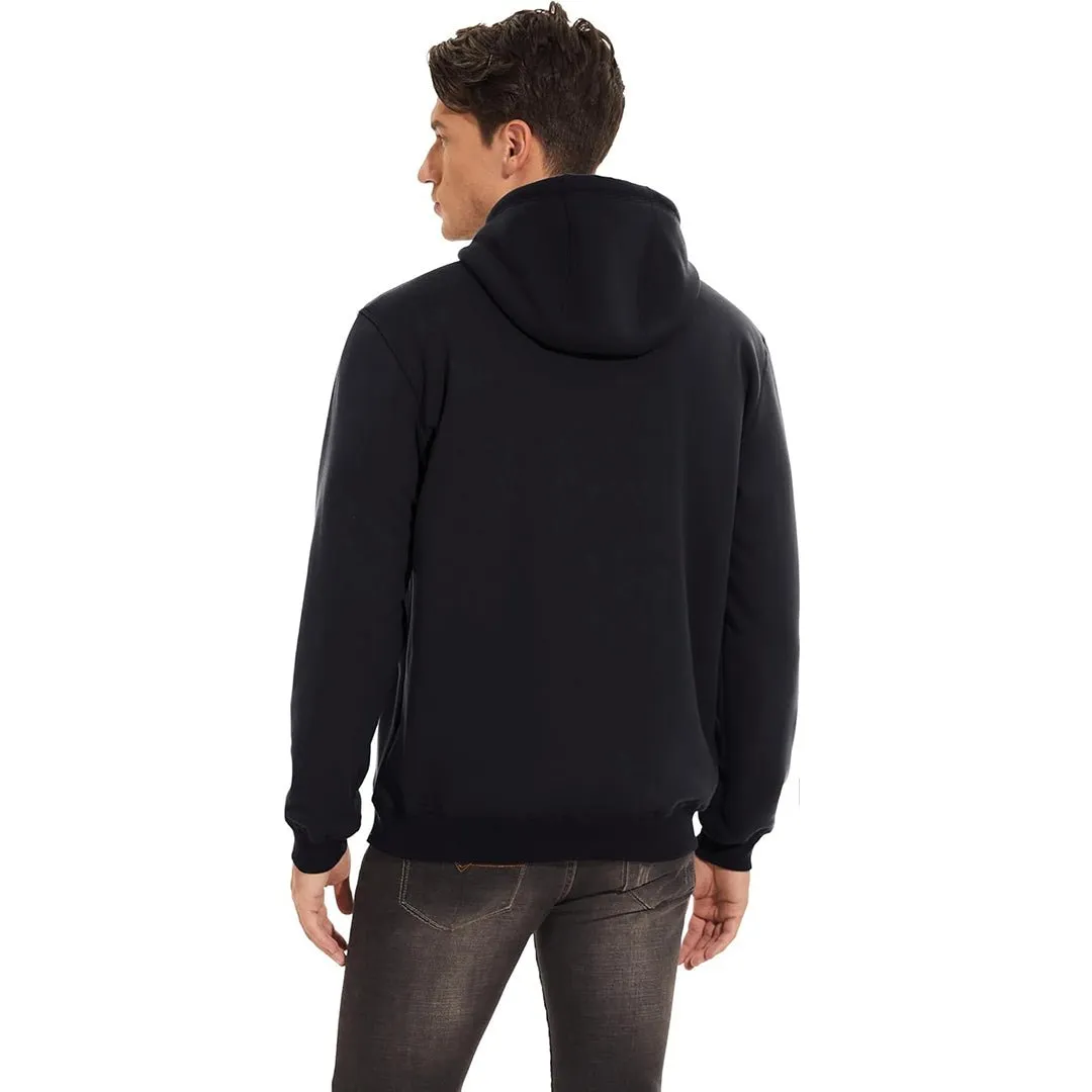 Men's Fleece Hoodie Thick Fleece Lined Sweatshirt sold by Tacvasen product image thumbnail 3