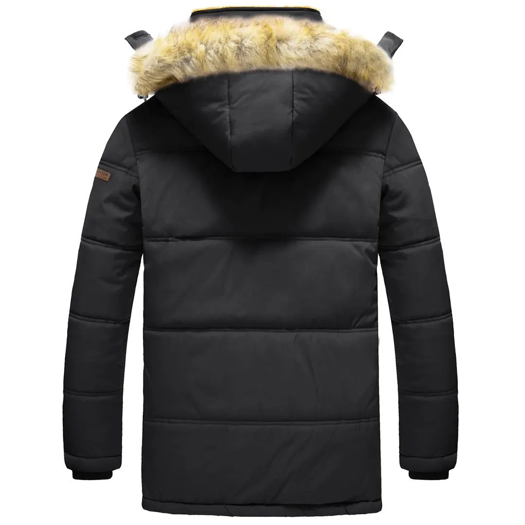 Men's Winter Jacket with Hood Water Repellent Windproof Coat sold by Tacvasen product image thumbnail 3