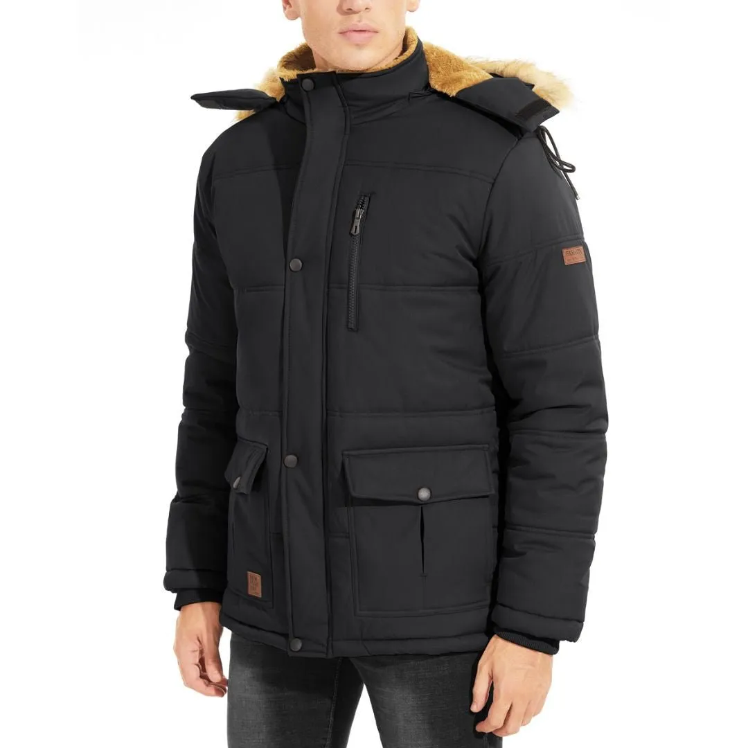 Men's Winter Jacket with Hood Water Repellent Windproof Coat sold by Tacvasen product image thumbnail 2