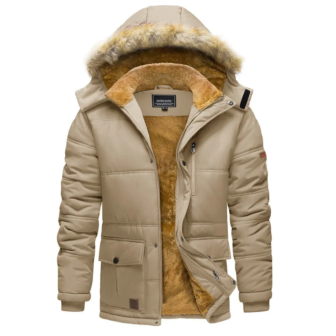Men's Winter Jacket with Hood Water Repellent Windproof Coat sold by Tacvasen product image thumbnail 4