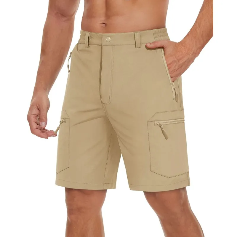 Men's Quick Dry Hiking Shorts with 5 Pockets sold by Tacvasen