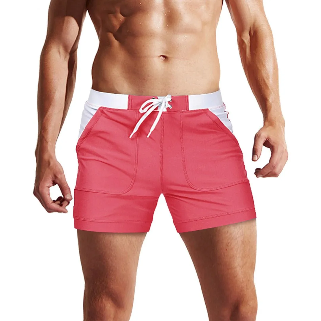 Men's Swim Trunks with Mesh Liner Quick Dry Beach Shorts sold by Tacvasen