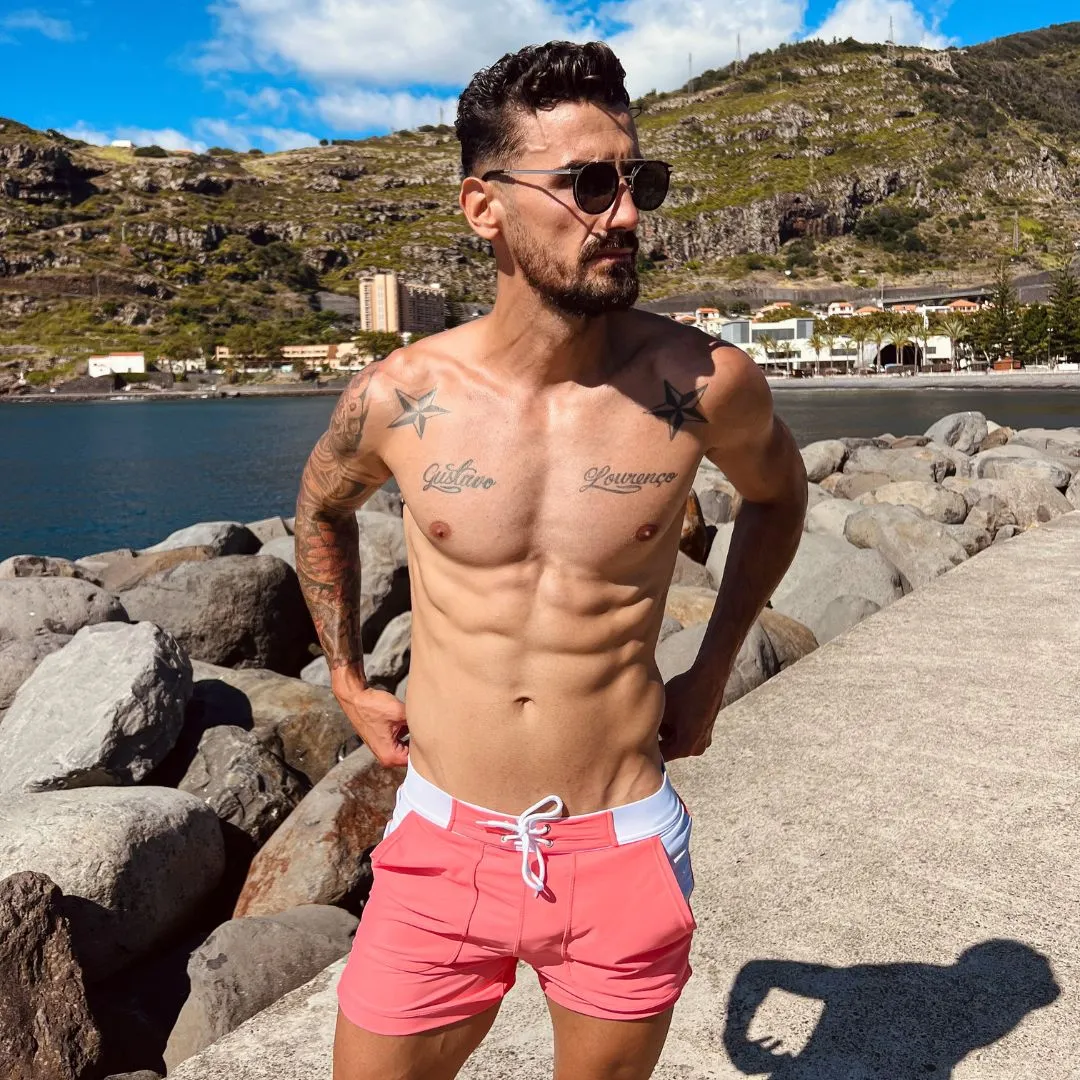 Men's Swim Trunks with Mesh Liner Quick Dry Beach Shorts sold by Tacvasen product image thumbnail 2