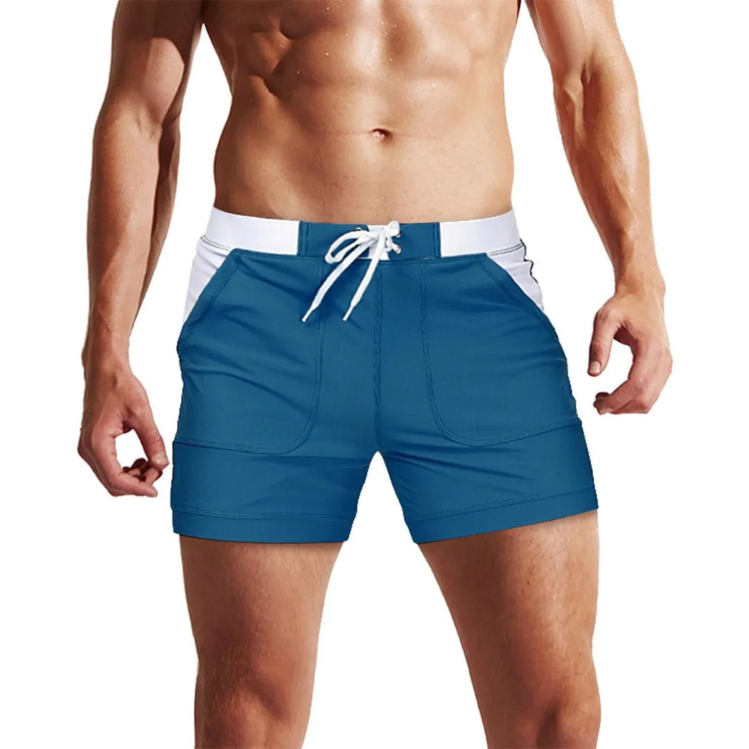 Men's Swim Trunks with Mesh Liner Quick Dry Beach Shorts sold by Tacvasen product image thumbnail 5