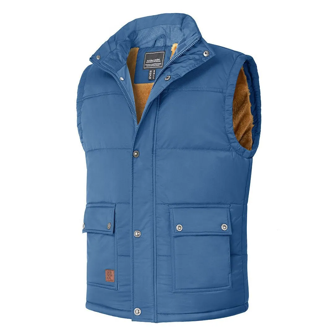 Men's Outerwear Vests with Fleece Liner Hiking Jacket sold by Tacvasen product image thumbnail 5