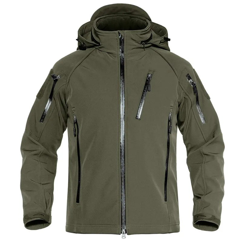 Men's Jacket Water Resistant Windproof Tactical Winter Zip Up sold by Tacvasen