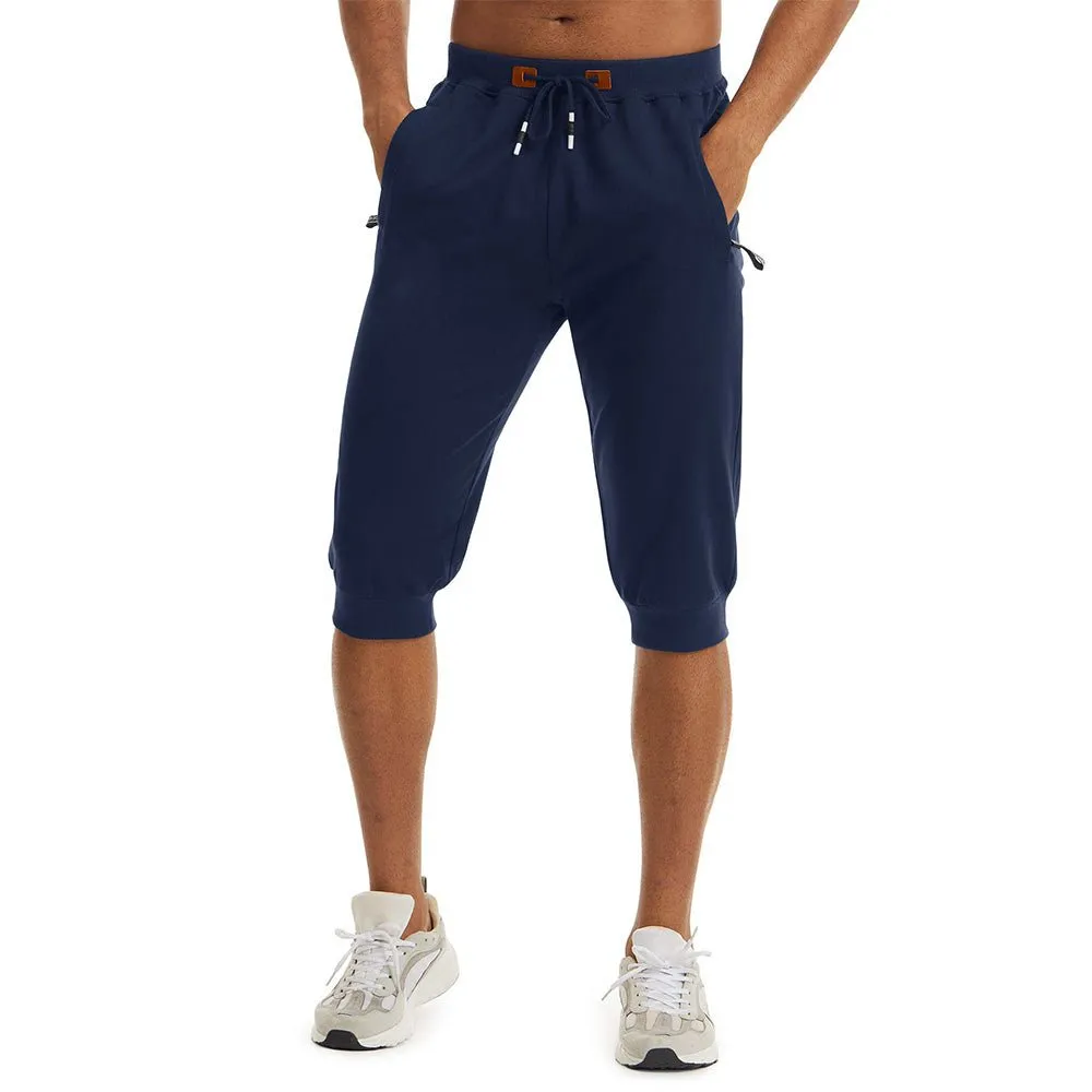 Men's Running Shorts Drawstring Capri Pants sold by Tacvasen product image thumbnail 5