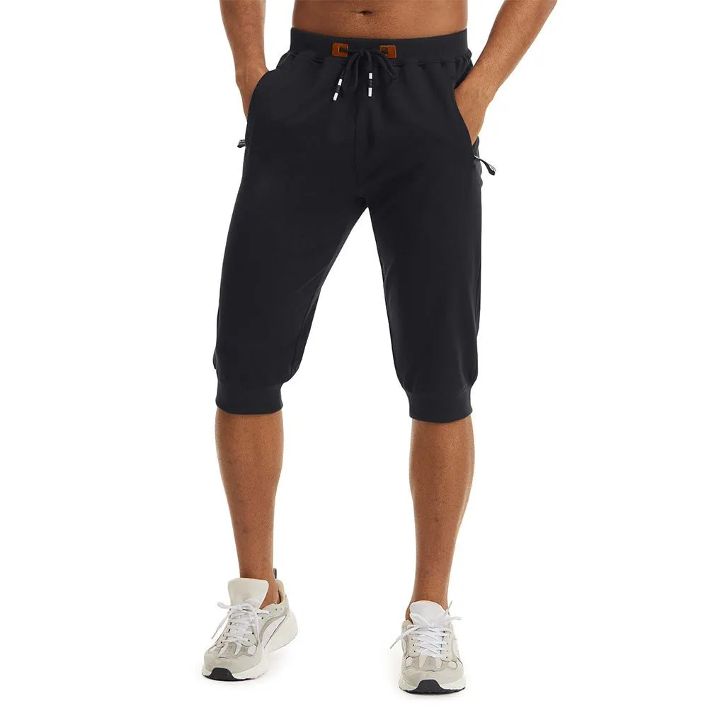 Men's Running Shorts Drawstring Capri Pants sold by Tacvasen product image thumbnail 2