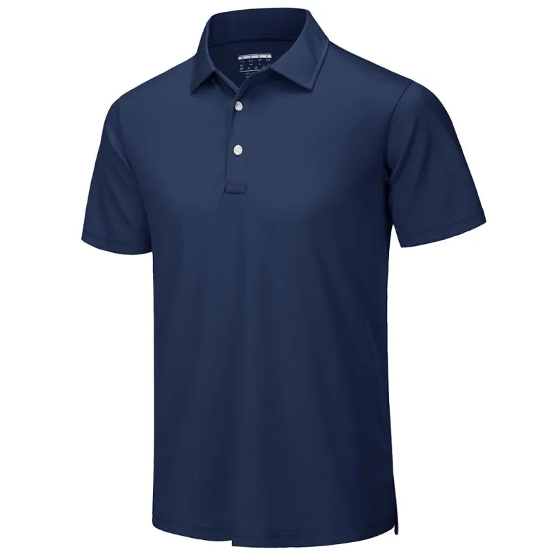 Men’s Dry Fit Short Sleeve Performance Golf Polo Work Shirt sold by Tacvasen