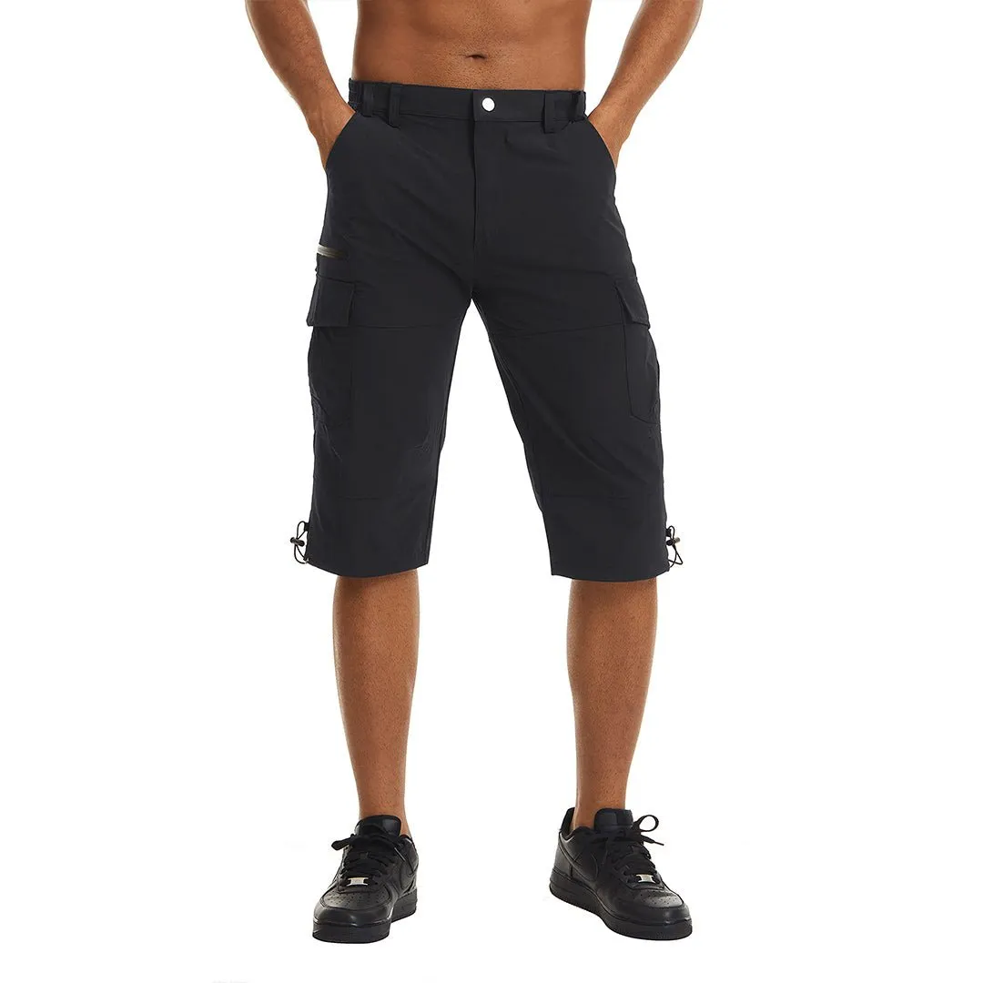 Men's Capri Pants Quick Dry Cargo Hiking Water Resistant Work Shorts sold by Tacvasen product image thumbnail 5