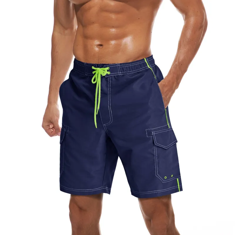 Men's Summer Swim Trunks Quick Dry Surf Boardshorts with Mesh Lining sold by Tacvasen
