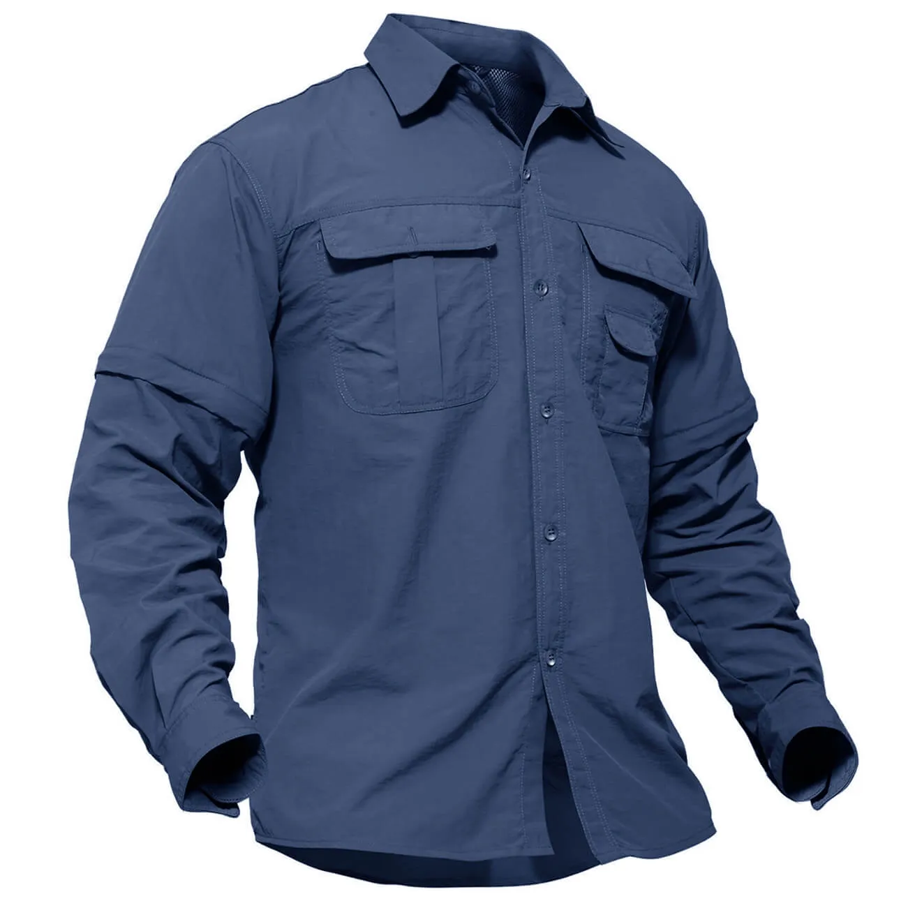 Men's Breathable Quick-Dry Convertible Outdoor Shirt sold by Tacvasen product image thumbnail 5