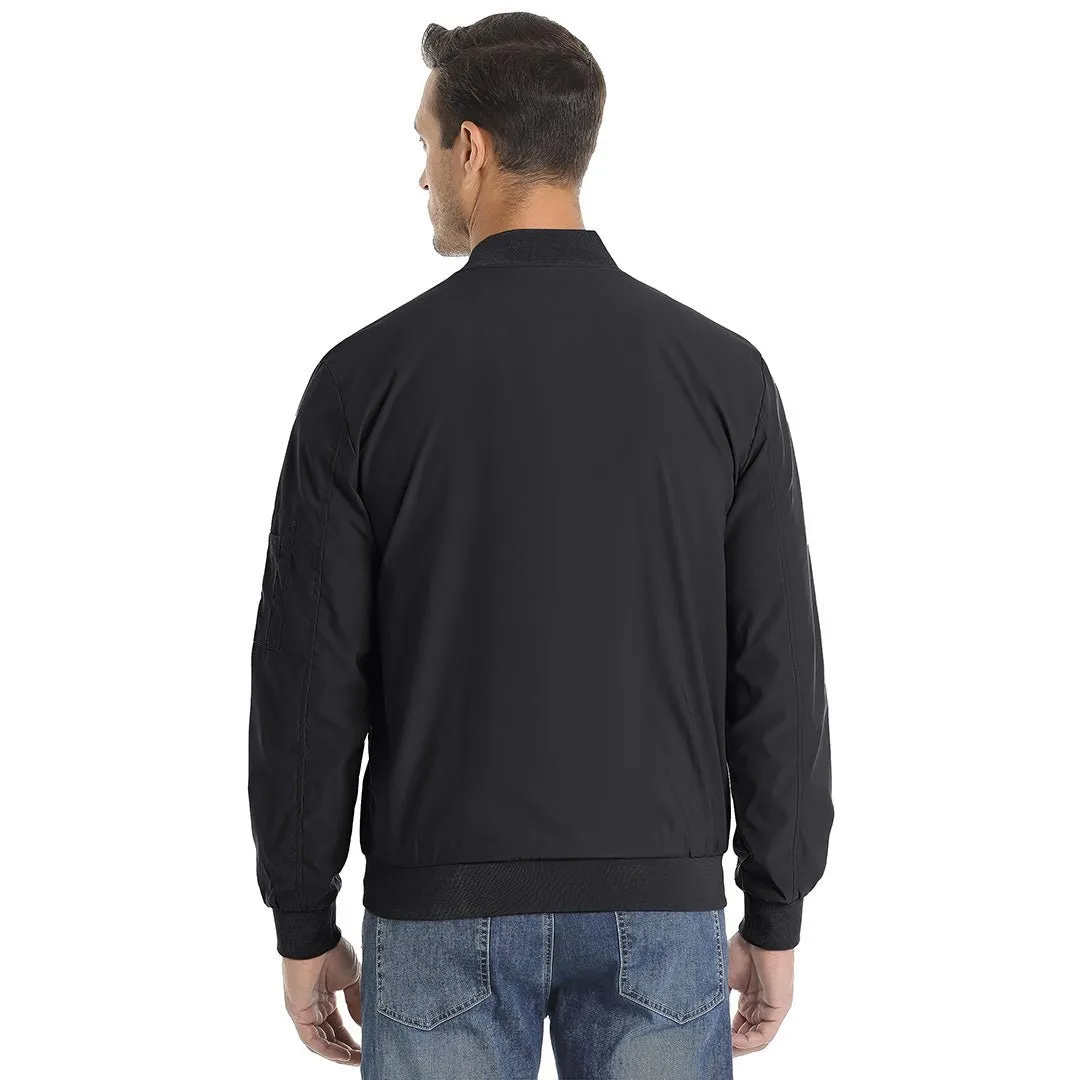 Men's Lightweight Bomber Jackets with Zip Pockets sold by Tacvasen product image thumbnail 3