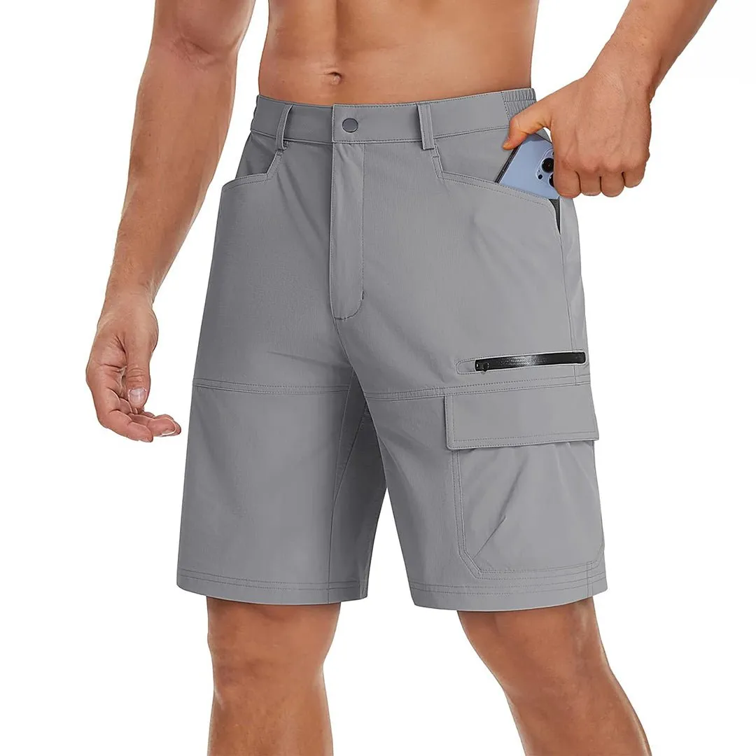 Men's Summer Outdoor Shorts Quick Dry Cargo for Hiking sold by Tacvasen