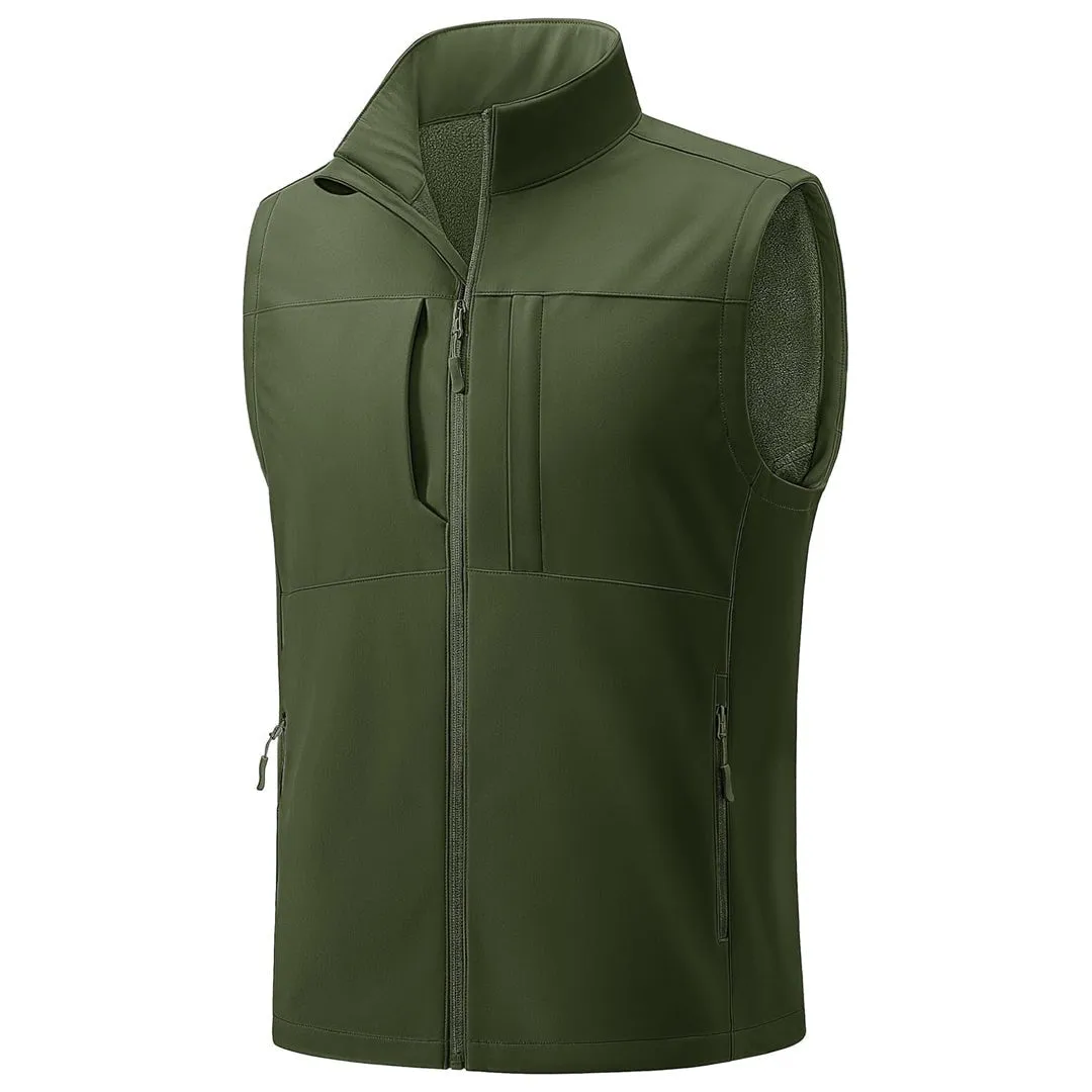 Men's Softshell Vest Windproof Waterproof Lightweight Jacket sold by Tacvasen product image thumbnail 5