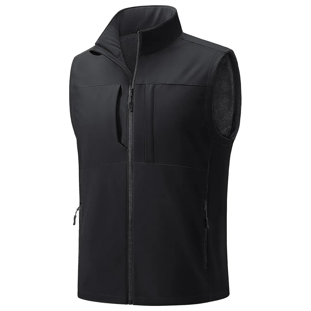 Men's Softshell Vest Windproof Waterproof Lightweight Jacket sold by Tacvasen product image thumbnail 3