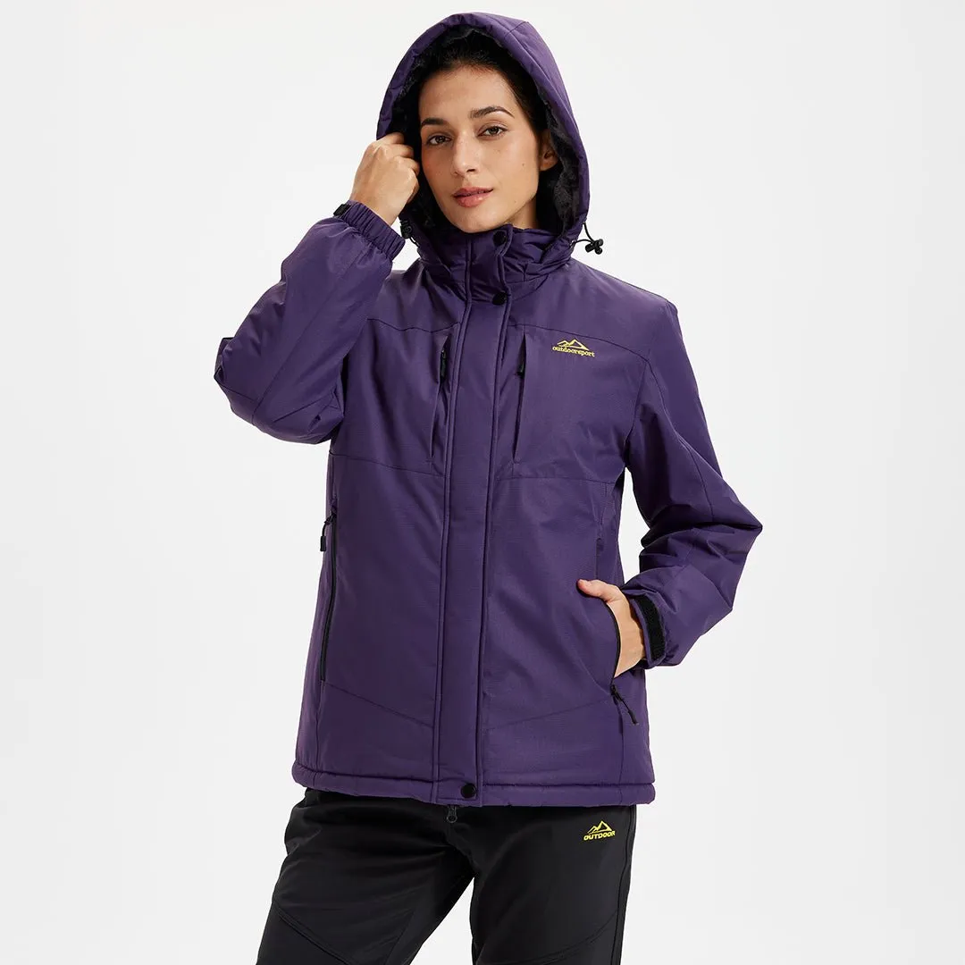 Women's Insulated Ski Jacket Winter Snow Coat sold by Tacvasen product image thumbnail 5